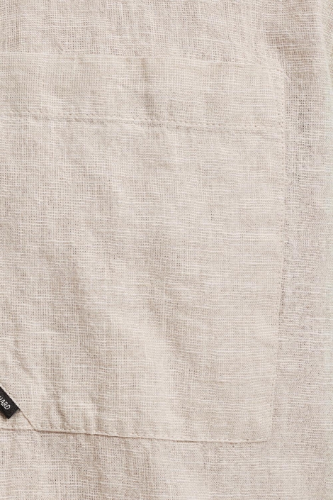 Vanguard short sleeve shirt linen cotton bl